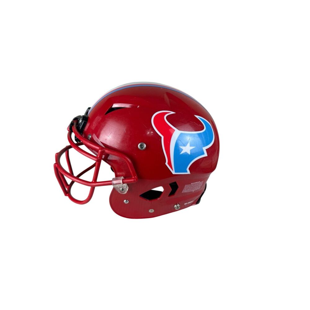 Schutt Vengeance A11, White & Red Football Helmet Texans Youth XX Small - Picture 3 of 7